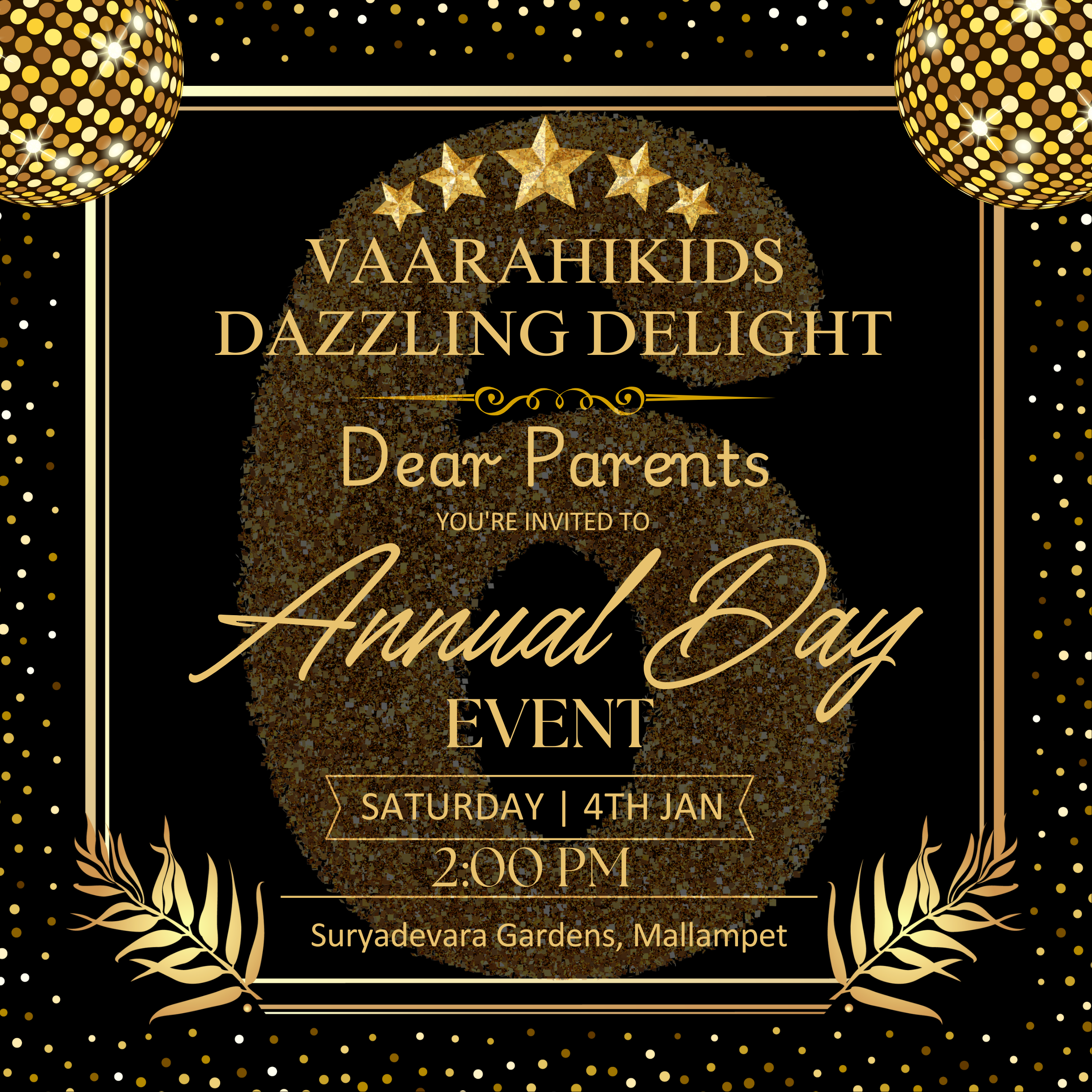 Annual Day Invitation